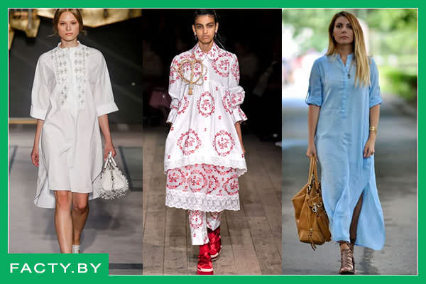 Платье-рубашка: мода 2020 Платье-рубашка