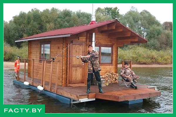 Ловить рыбу в доме на воде