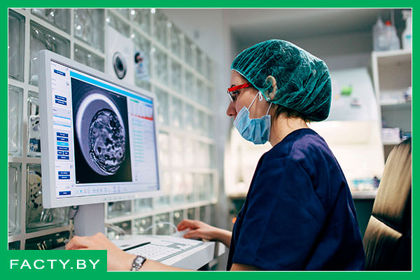 IT-медицина IT-медицина и девушка за работой