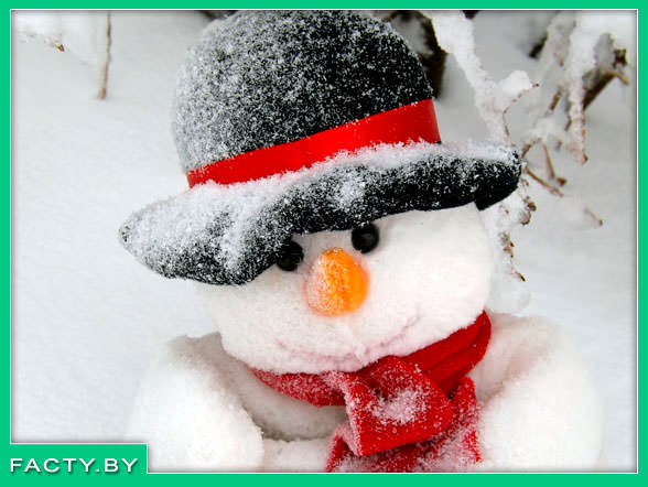 Снеговик из сказки Ганс-Христиан Андерсен