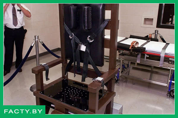 Стул для смертной казни Электрический стул