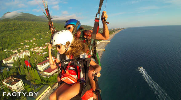 камера GoPro  в полете