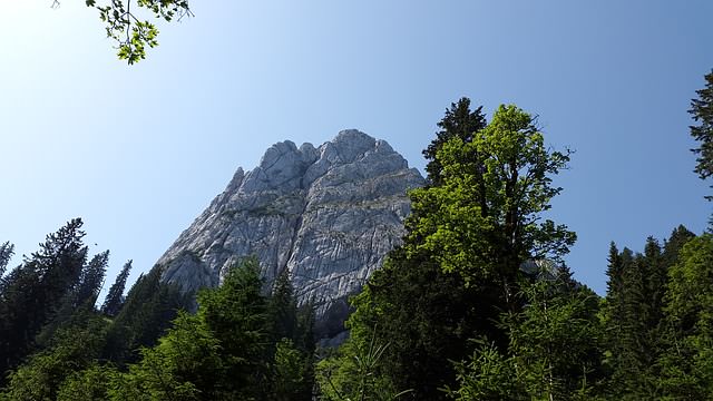 Красивые горы в Обераммергау
