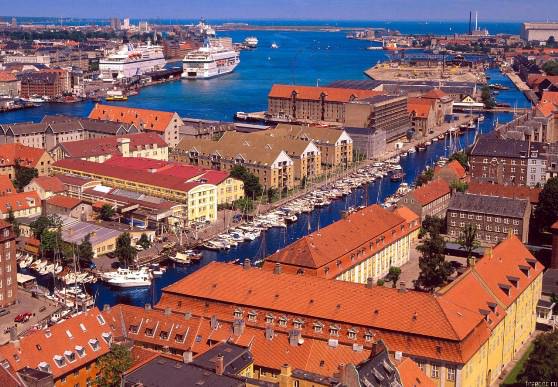 Красивые города в Дании 
