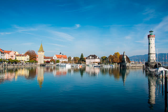 Маяк Линдау, Боденское Озеро в Баварии