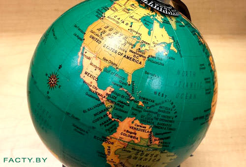 Площадь Мексики составляет 1,923,039 км2 карта на глобусе