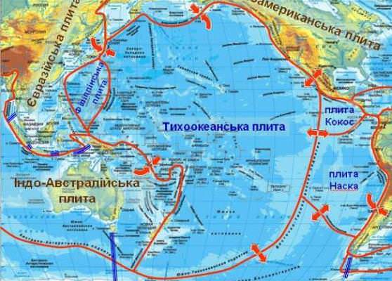 Соленые воды в форме запятой в Тихом океане 