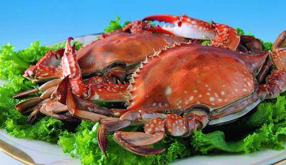 Вкусное блюдо из краба